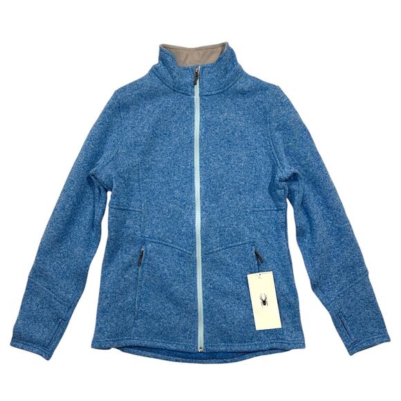 Spyder Jackets & Blazers - Spyder Women’s Soar Full Zip Fleece Jacket Blue Size L New With Tags